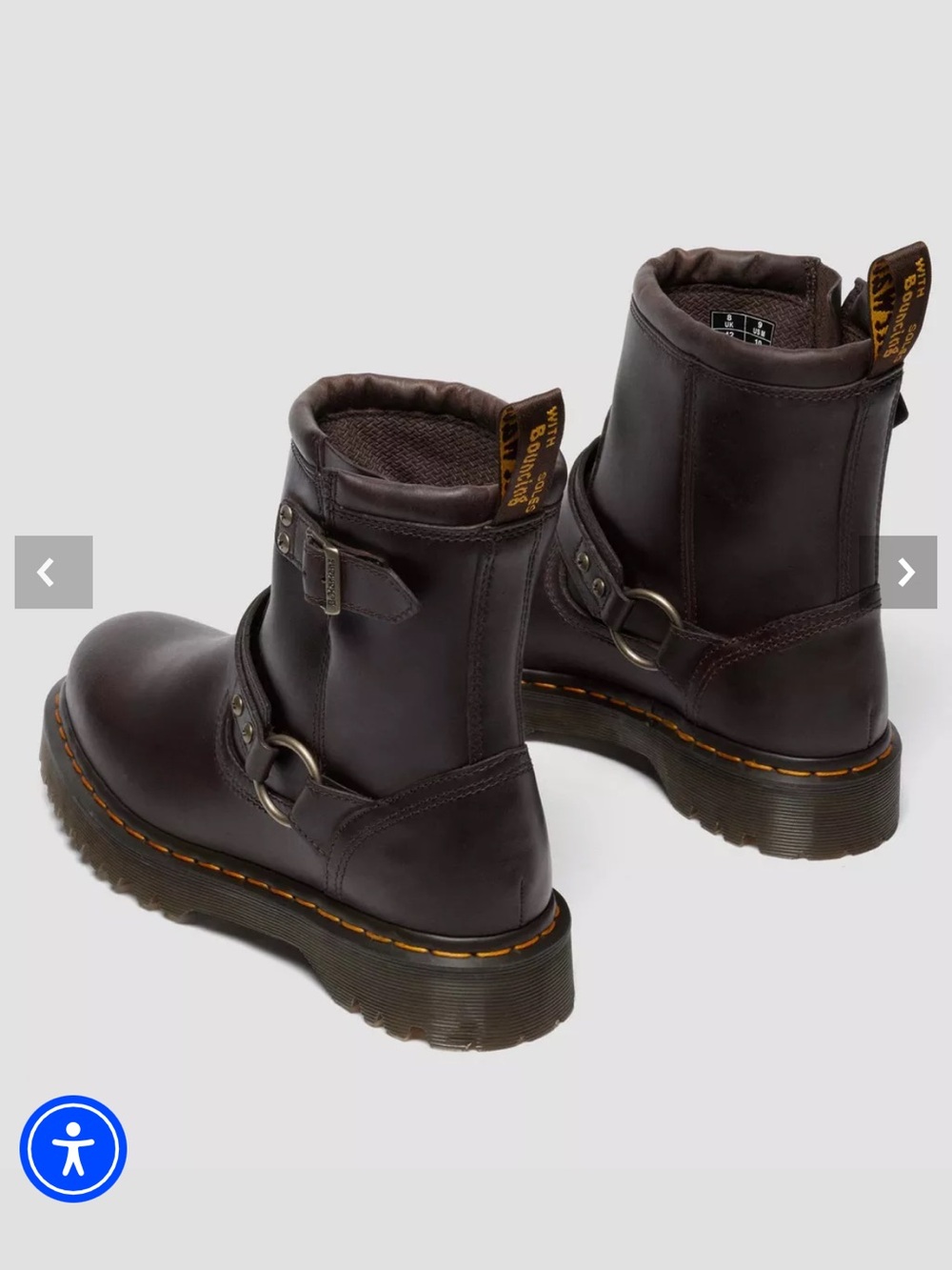 Dr. Marten ANISTONE harness brown boots - Picture 11 of 11